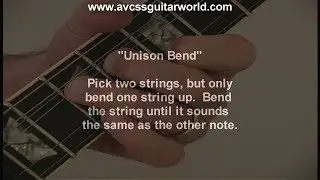 Lead Guitar Lessons, Basic Examples of Bending Strings, Various Bends for Lead Guitar