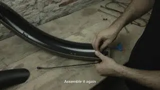 Rayvolt Bike -  Cruzer Leather Mudguard tutorial