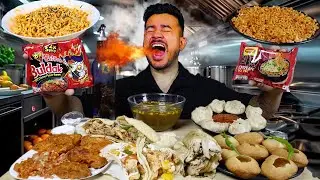 INDIA vs OTHER COUNTRIES SPICY FOOD CHALLENGE !! 🥵