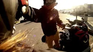 ANGRY BIKER PUNCHES MY WIFE!