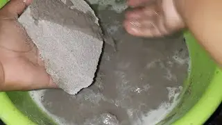 Asmr: sand+cement dip in water💦💦😍 crumble 🤩satisfying sound 🤩 ( FAIL)😪😭
