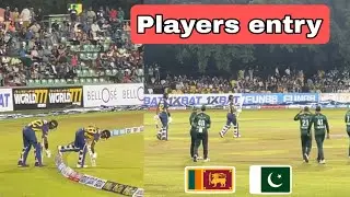 Sri Lanka 🇱🇰 vs Pakistan 🇵🇰 Players Entry | Goosebumps Moment 🔥 | #slvspak 