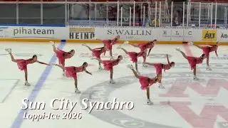 Sun City Synchro - Loppi-Ice 2026 - Synchronized skating