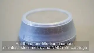 How to clean the blu Ionic Shower Filter Wall Mount