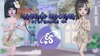 Jogando DRESS TO IMPRESS, mas só posso usar REFERÊNCIAS do EVERSKIES! ✨