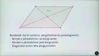 6 02 097 - Java 25 - Matematikë - paralelogrami, llojet dhe vetitë e paralelogramit