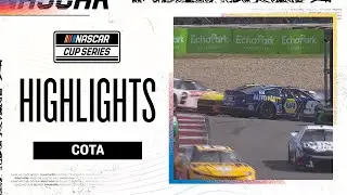 Ross Chastain turns Chase Elliott during Lap 1 COTA chaos | NASCAR