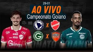 Centro Oeste x Vila Nova e Goi&aacute;s x ABECAT - AO VIVO - Campeonato Goiano - 29/01/2026