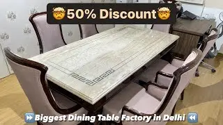😱 Italian Dining Table at Factory Rates @80,000 | UNBEATEN PRICING
