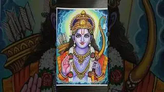 Shree Ram Drawing, Ram Navami Drawing #shorts #ram #drawing
