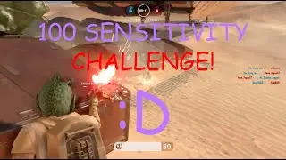 Star Wars Battlefront #6 - 100 Sensitivity Challenge! :D xD