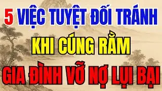 5 Điều Kỵ Trên Bàn Thờ NGÀY RẰM Phải Tuyệt Đối Tránh Kẻo VỠ NỢ, LỤI BẠI, Gia Đình Tán Gia Bại Sản!