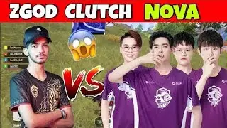 Zgod Clutch Nova in Pmgc Scrims | Godl Zgod Clutch Nova | Godlike Vs Nova Pmgc