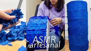 ASMR creando PIÑATAS paso a paso | 💫 Los sonidos de una artesana del papel