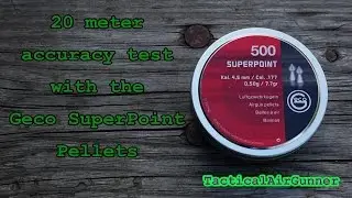 Geco Super Point Pellets 20 meter accuracy test