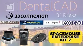 Cómo utilizar SpaceMouse Enterprise kit 2-Exocad-3shape-chitubox-odontologíaDigital-3Dconnexion