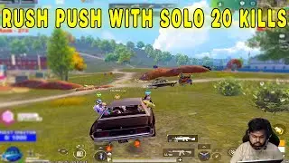 Only Rush Push Gameplay With Solo 20 kills 🔥