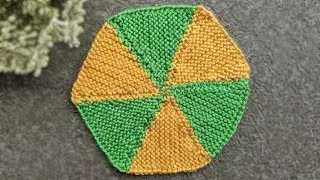 Knit Hexagon Doormat