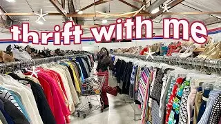 COME THRIFT WITH ME // found *DREAMY* y2k tops at CHEAP thrift store!!!