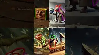 Compilation draw italian brainrot characters #drawing #art #shorts