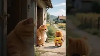 Epic Cat vs Tomcat Fight 😝🤣 | Funny Animal Shorts | Cat Comedy Battle #shortsfeed #shorts
