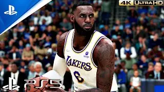 (PS5) NBA 2K22 Next-Gen 4K Gameplay | Dallas Mavericks vs Los Angeles Lakers
