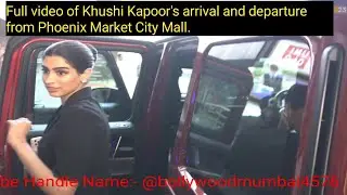 KHUSHI KAPOOR I PHOENIX MARKET CITY MALL.
