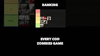 Ranking Every Call of Duty Zombies Game (2024) 🤔 #shorts #treyarch #callofduty #cod #gaming