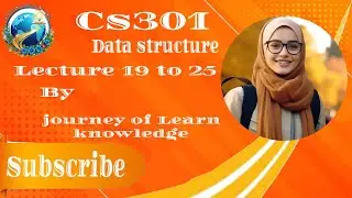 CS301 Lecture 19 to 25 || By Journey of Learn Knowledge || Subjective Final Term Preparation