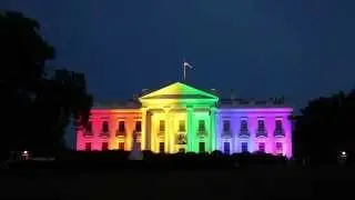 Time-Lapse of The White House on June 26th 2015