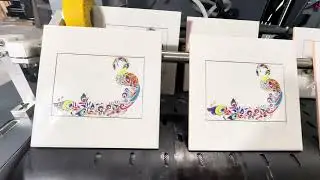 Ceramic tile print with Seiko RC1536 head by Focus Acaleph-891s-i UV single pass printer