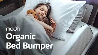 MOON Organic Extra Long Foam Toddler Bed Rail Bumper.