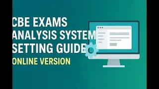 CBE ProSmat Exams Analysis System - Setting Guide - Online Version , By ProSmat.