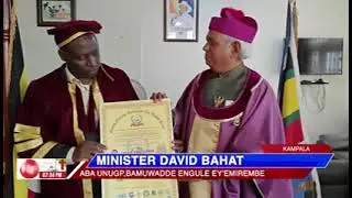 World News| Prof. Dr. Madhu Krishan Conferred Doctorate & Peace Ambassador To Minister David Bahati 