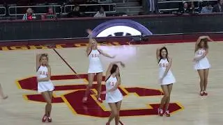 USC Song Girls - Halftime performance USC vs Santa Clara 12/17/2017