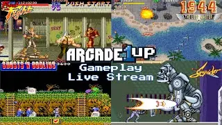 Arcade1Up Final Fight, Ghosts N Goblins, 1944, & Strider Gameplay - Live Stream #14