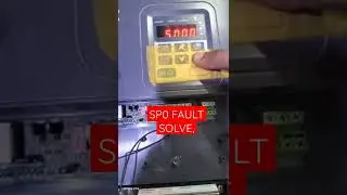 КАК устранить ошибку SP0 INVT INVERTER 15KW CHF100A VFD #ytshorts