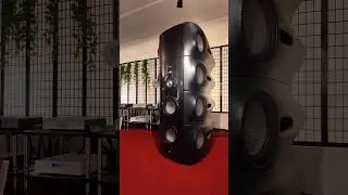 The massive Vivid Audio Moya M1 coming in at 770 pounds each and costing 460k a pair!