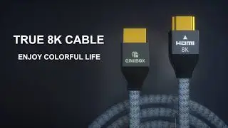 8K HDMI Cable, HDMI 2.1 Support 8K 60Hz Ultra HD,  Compatible with Xbox PS4 PS5 Apple TV 4K Roku