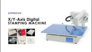How to Use of X/Y AXIS  Freeprint Digital Automatic stamping Machine