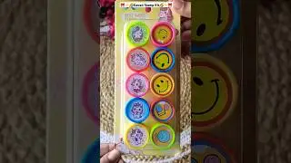 Unboxing Stamp Kit 🌈✨🎀#trendingshorts #kawaii #youtubeshorts #stationery #stamps #unboxing