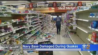 Navy Base In Recovery, Clean Up Mode After Big Earthquakes