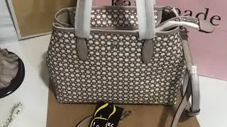 Kate Spade Spade link mini tote white multi