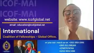 Professor Florence Brooks PhD   General Overseer International  Coalition of Fellowships ICOF