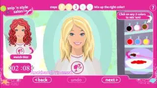 Barbie Online Games Barbie Hair Salon Game
