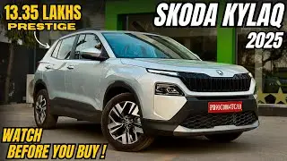 New Skoda Kylaq 2025 Prestige 6 Speed MT-Top Model🔥- Best Sub-4-Meter SUV! #skodakylaq #kylaq
