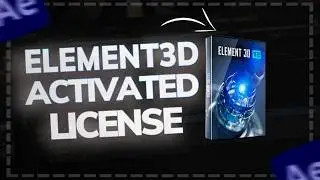 How to Element 3D Free Download  | Activated license | After Effects | v2.2.3