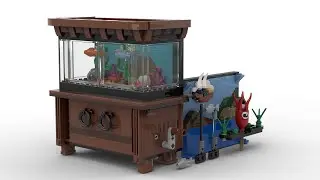Lego 910015 Clockwork Aquarium Speed Build Studio Bricklink LDD by PLegoBB