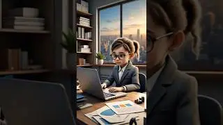 Tiny CEO in Action! 👧🏼💼 | 6-Year-Old Girl Running the Office
