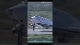 Virgin Galactic Unity 22 landing #Shorts